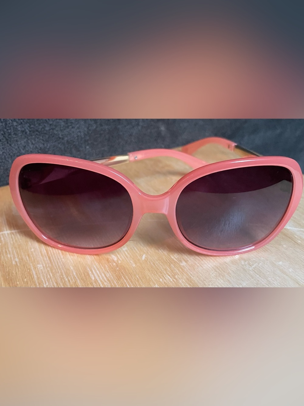 🌷🎀Betsey Johnson Faircore Floral Women's Pink Round Sunglasses